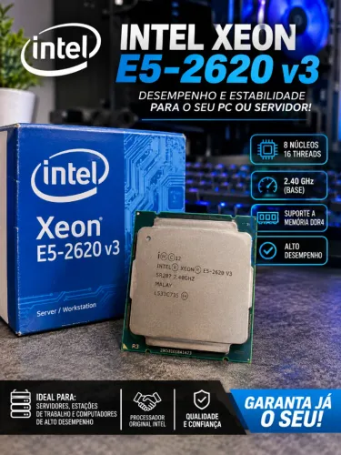 Processador Intel Xenon E5-2620 v3 - 6 Núcleos / 12 Threads
