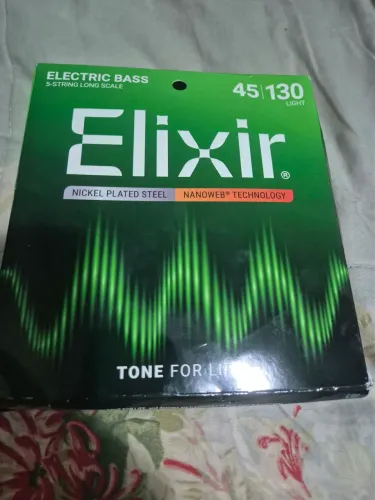 Cordas Elixir baixo 5 cordas