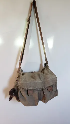 BOLSA KIPLING VERDE MILITAR