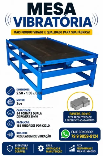 Mesa vibratória