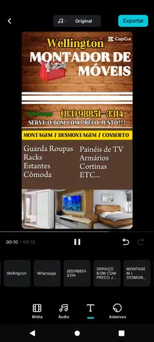 Montagem e desmontagem de moves em geral