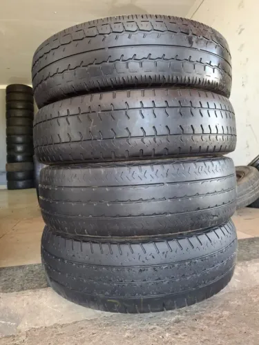 04 pneus 195/75/16C usados para utilitários 