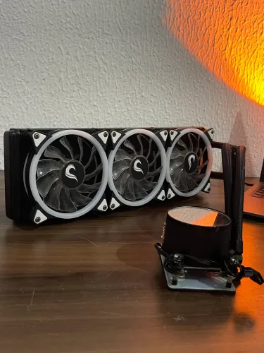 Water Cooler Rise Mode 360 Triple Fan - P/AMD - Entrego | Aceito Cartão | Envio OLX Pay
