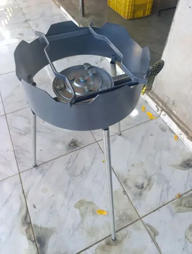 Fogareiro a gás - grade móvel