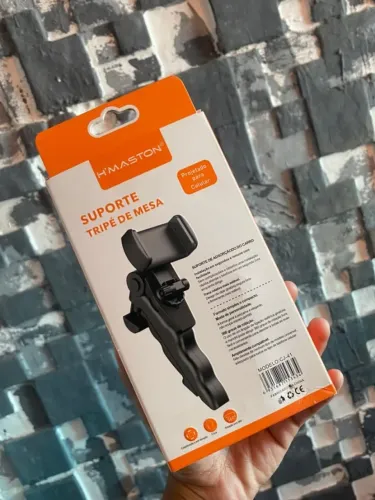 Mini Tripé Mesa Celular Câmera Suporte Articulado 360°