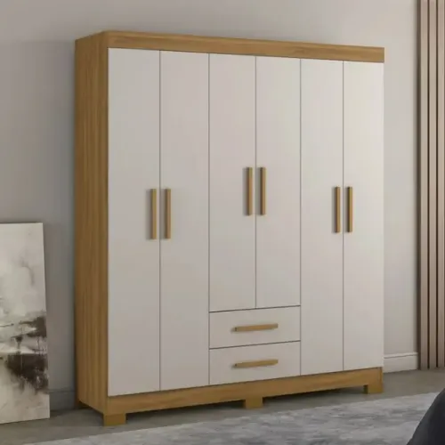 Seu Quarto Mais Funcional Guarda-Roupa NT5130 Amplo e Sofisticado