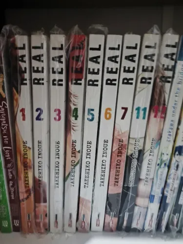 Coleção do manga Real 1ao7 e 11,12