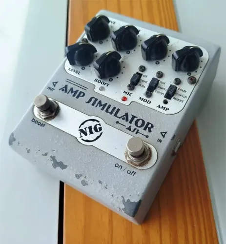 Pedal de Guitarra NIG AS1 Amp Simulator Simulador de Amplificador - Estuda Troca