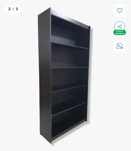 Estante Prateleira Multiuso 100% Mdf Preto