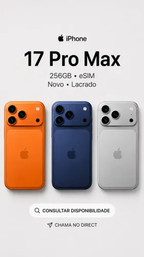 Iphone 17 PROMAX 256GB - NOVO LACRADO