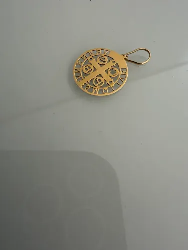Pingente Ouro 18k - Medalha de São Bento