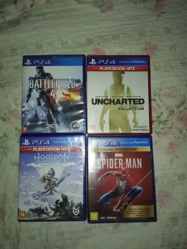 Jogos para ps4 semi novos, perfeito estado os discos sem arranhão.