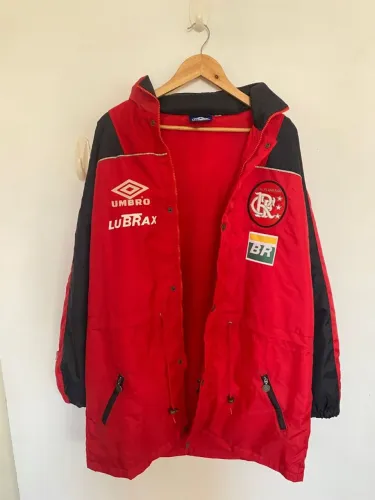 casaco umbro flamengo petrobras anos 90