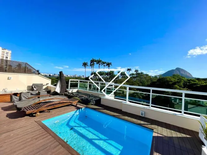 Cobertura com 3 quartos para alugar, 160 m² por R$ 19.718/mês - Jardim Botânico - Rio de J