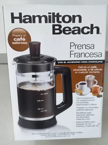 Prensa Francesa Hamilton Beach 40400 com acessório para chocolate