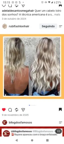 Modelos para portfólio colocação de mega hair