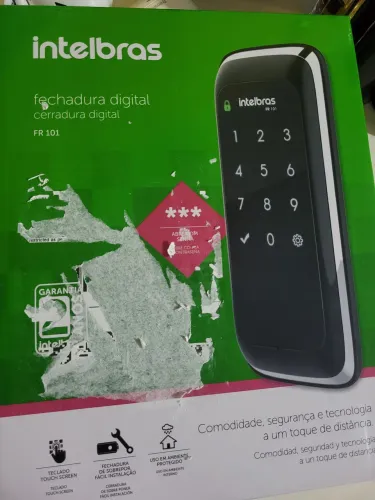 Fechadura Digital Intelbras FR 101 Touch - Nova
