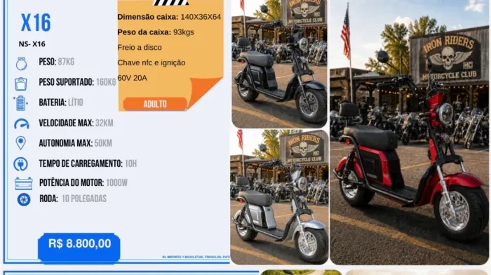 Moto elétrica X16