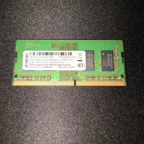 Memória RAM DDR4 4GB 3200Mhz Smart