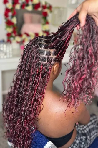 Tranças com Africana 