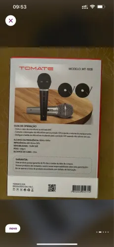 Kit 2 microfones TOMATE