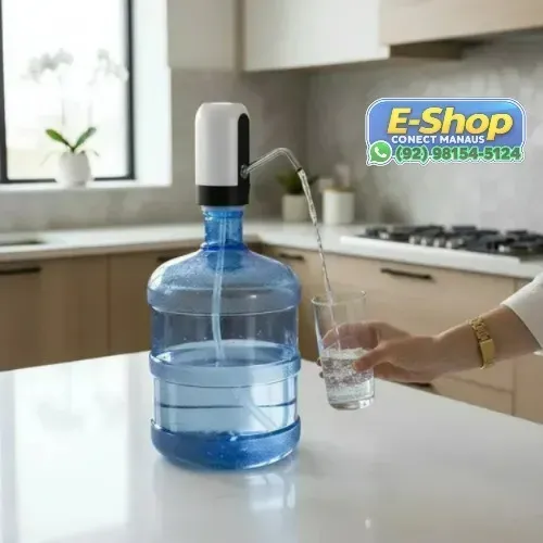 Bombinha Puxar Agua Galão Bomba Eletrica Recarregavel Usb 20