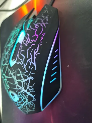 Mouse gamer 3600 DPi com fio