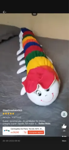 Centopeia para fila.