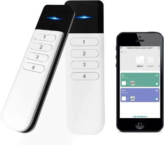 Controle  Tuya ZigBee LED 4 Zonas Casa Inteligente