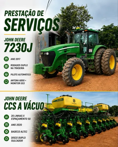 CONJUNTO DISPONÍVEL PRA PLANTIO