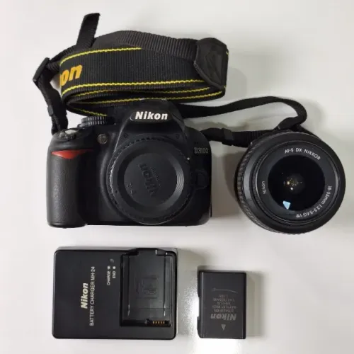 Camera DSLR Nikon D-3100 + Kit Lente 18-55mm