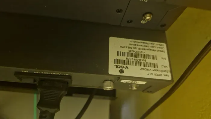 Olt gpon vsol 8 pon porta uplink 10 gigas