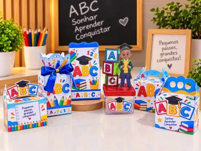 Lembrancinhas Personalizados Formatura Infantil - Tema ABC
