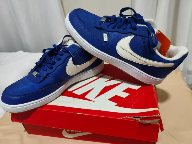 TÊNIS NIKE COURT VISION LOW PREMIUM ORIGINAL NOVO ZERO n41 TÊNIS TOP