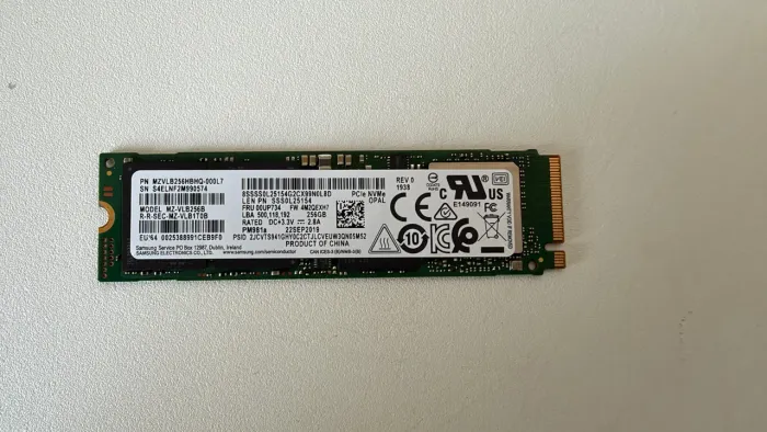 Ssd nvme 256gb