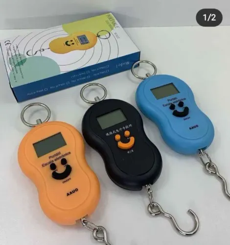 Balança Digital 50kg De Mão Pescador Mala Bagagem
