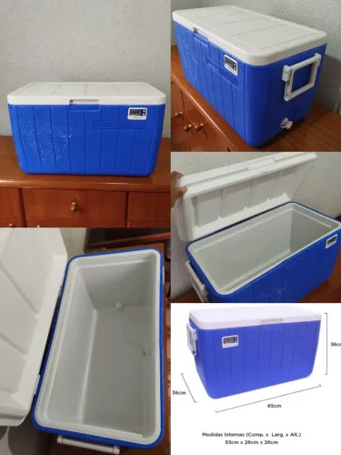 Caixa térmica com termômetro 45l. 