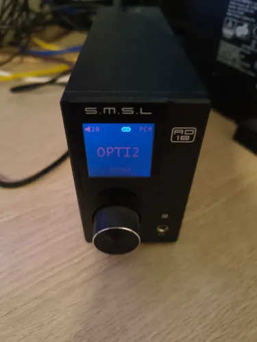 Amplificador esterio S M S L AD18 som para pc 2.1