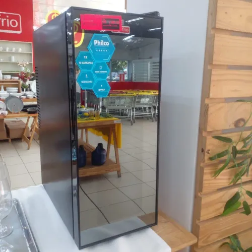 ADEGA CLIMATIZADA PARA 12 GARRAFAS, DA MARCA PHILCO, NOVA, PROMOÇÃO!!!!
