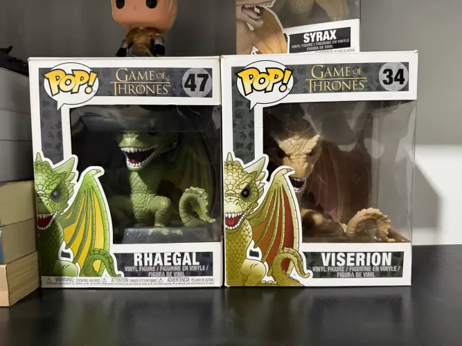 Game Of Thrones - Funko Pop( Viserion e Rhaegal)