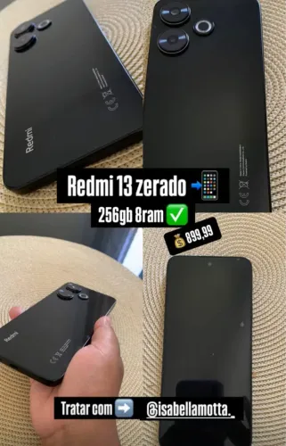 Redmi 13/ zerado 256gb 8ram 