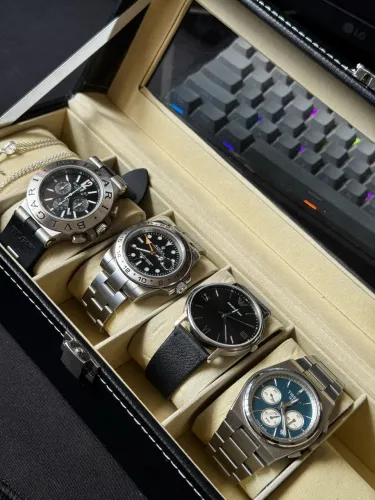 Coleção de Relógios Exclusivos (Tissot, Emporio Armani, Rolex, Bvlgari)