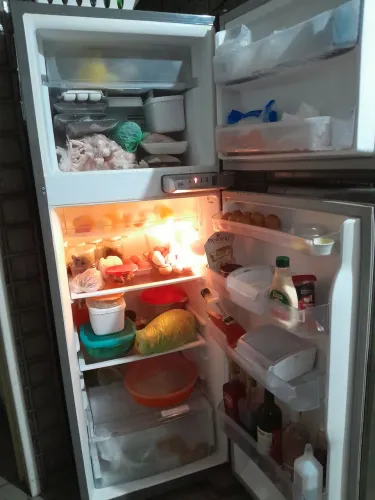 Geladeira Brastemp.