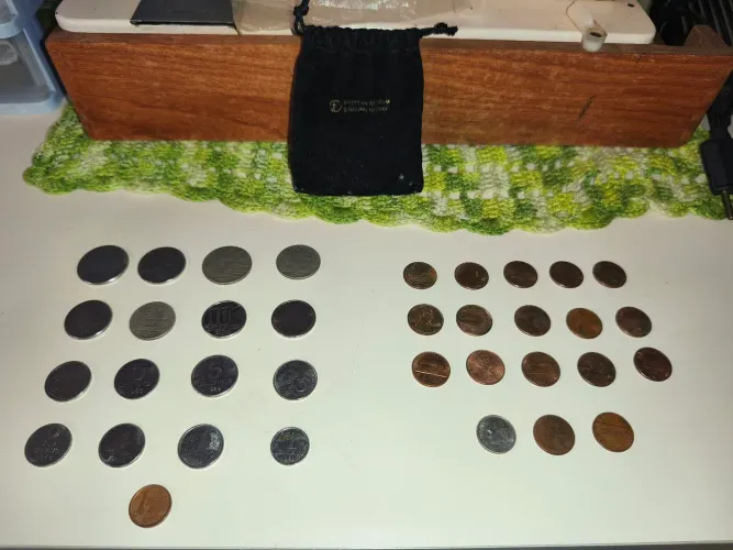 Moedas Antigas Variadas