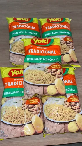 Batata Palha Yoki 380g Pacote Grande