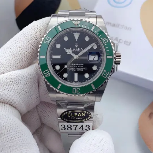 Relógio automático starbucks clean factory 3235 submariner rolex