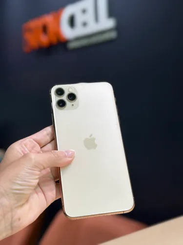 IPhone 11 Pro Max 256GB Dourado Seminovo Bateria 100% Loja Física