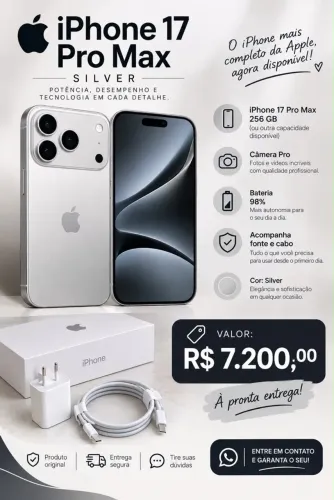 celular iphone 17 pro max