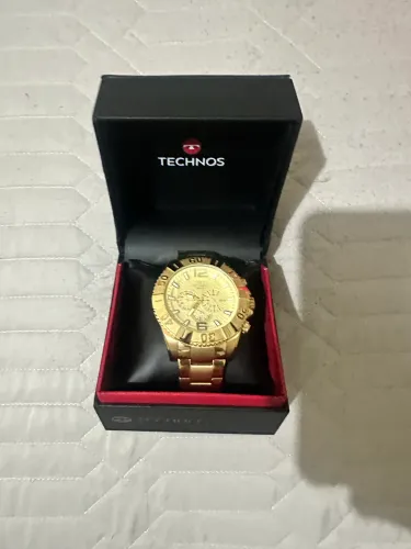 Relógio technos legacy dourado