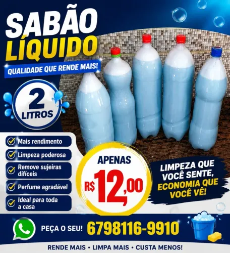 Sabão líquido 
